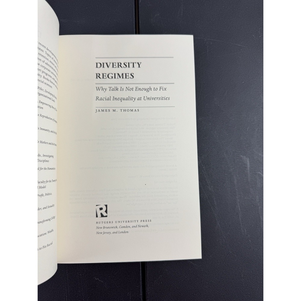 The American Campus Ser.: Diversity Regimes : Why Talk Is Not‎ Enough to Fix... - Picture 2 of 9